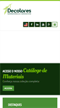 Mobile Screenshot of decolores.com.br