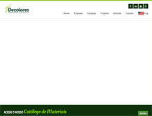 Tablet Screenshot of decolores.com.br